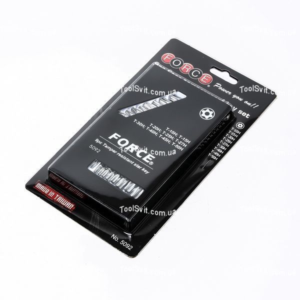 Набор ключей Torx Г-обр 9 ед. (Т10-T50) FORCE 5092 F 5092 F фото