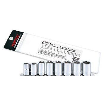 Набір головок Torx Plus EP 1/2" EP18-EP32 8од. TOPTUL GAAG0810 GAAG0810 фото