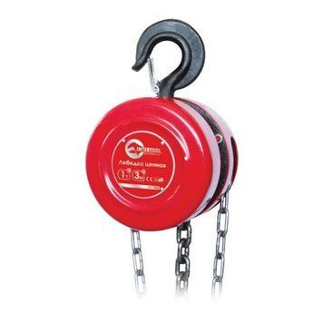 Лебідка ланцюгова 3 т, 3 м INTERTOOL GT1408 GT1408 фото