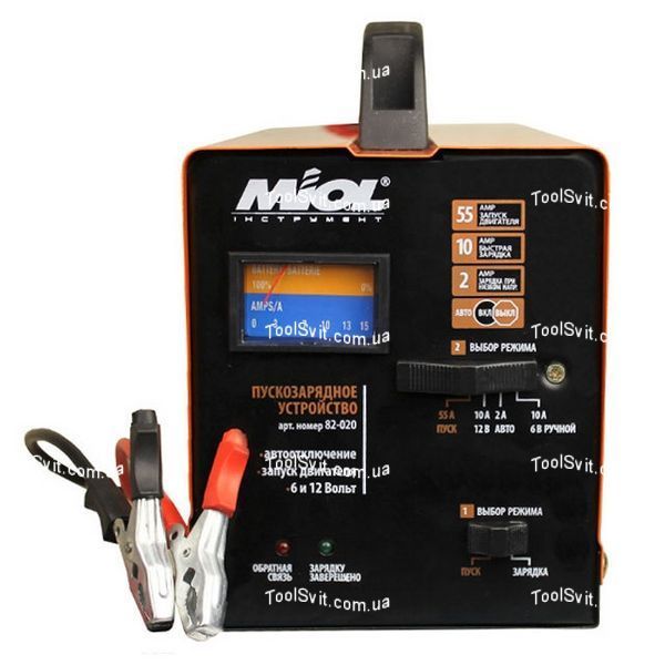 Пускозарядное устройство 6-12В, 220V, 55A Miol 82-020 82-020 фото