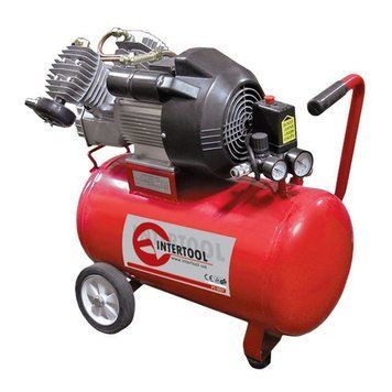 Компрессор поршневой 50 л INTERTOOL PT-0007 PT-0007 фото