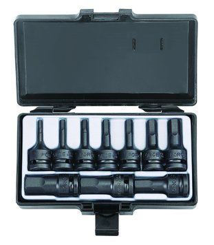 Набор головок 1/2-бит Torx цельных ударных 10 ед. (T20-T70) Force 41013 41013 F фото