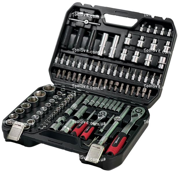 Набор профессиональных инструментов 1/2 "& 1/4" 111 ед., Cr-V Profline 68111 68111 фото