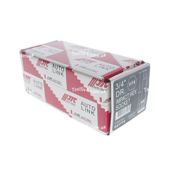 Головка HEX 14мм L=100мм ударная 3/4", 641114 JTC 641114 JTC фото