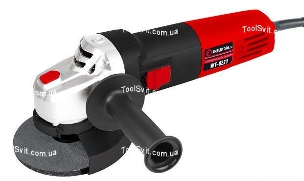 Шлифмашина угловая 1100Вт, диаметр круга 125мм,3000-12000 об/мин INTERTOOL WT-0223 WT-0223 фото