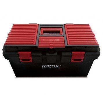 Скринька для інструментів пластикова 4 секції 556x278x270 TOPTUL TBAE0401 TBAE0401 фото