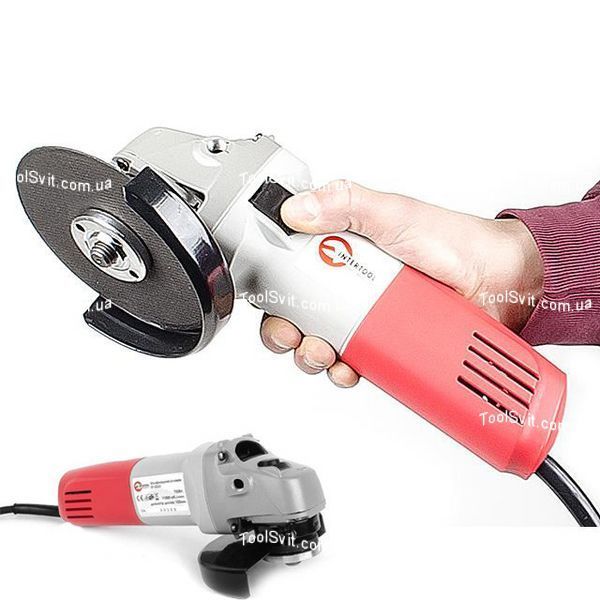 Шлифмашина угловая 750 Вт, 11000 об/мин, 125 мм INTERTOOL DT-0263 DT-0263 фото