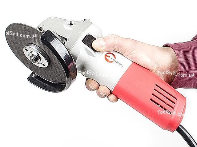 Шлифмашина угловая 750 Вт, 11000 об/мин, 125 мм INTERTOOL DT-0263 DT-0263 фото