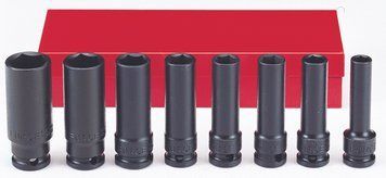 Набор головок 6гр. глубоких ударных 8 ед. 3/8" Force 3084 3084 F фото