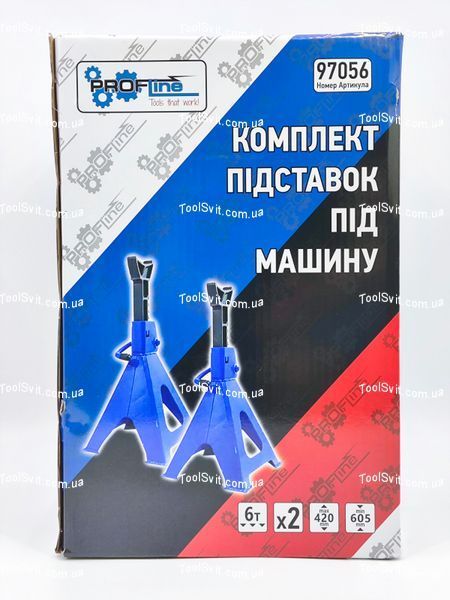 Комплект домкратних підставок 6 т Profline 97056 97056 фото