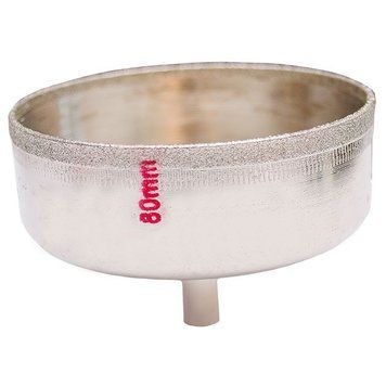 Коронка трубчаста для скла та кераміки 80 мм INTERTOOL SD-0376 SD-0376 фото