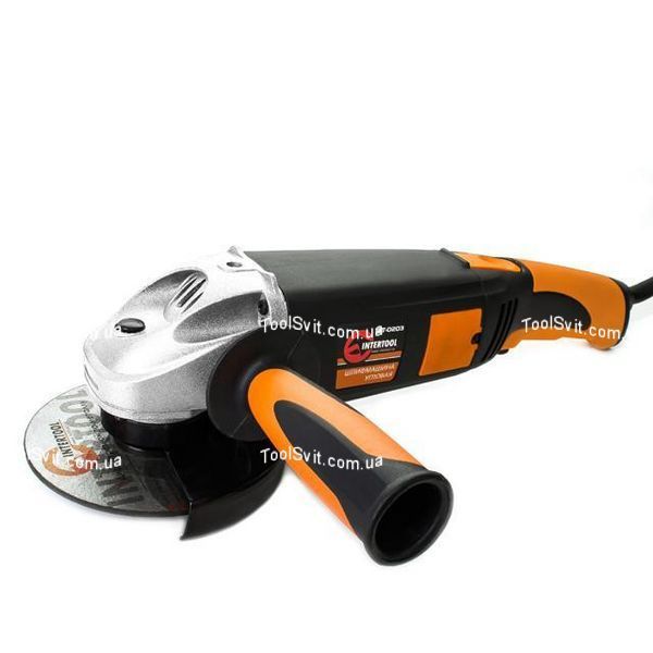 Шлифмашина угловая STORM 1200 Вт, 125 мм, 11000 об/мин INTERTOOL WT-0203 WT-0203 фото