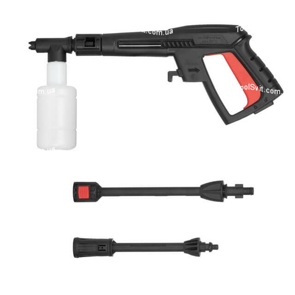 Мийка високого тиску 1200 Вт, ном. 5.5 л/хв., макс. 6.5 л/хв., 70-100 бар INTERTOOL DT-1502 DT-1502 фото