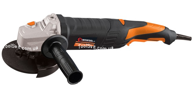 Шлифмашина угловая STORM 1200 Вт, 125 мм, 11000 об/мин INTERTOOL WT-0203 WT-0203 фото