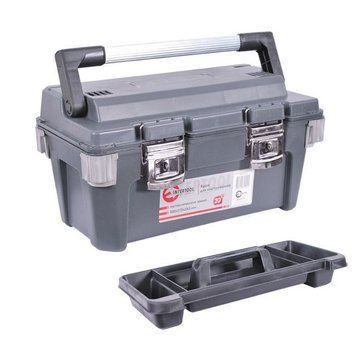 Скринька для інструментів з металевими замками 20" 500x275x265 мм INTERTOOL BX-6020 BX-6020 фото