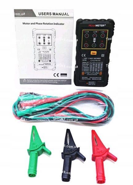 Тестер чергування фаз PeakMeter PM5900 PM5900 фото