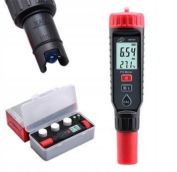 Измеритель кислотности и температуры (pH-метр) 0-14 pH (+/-0,1%) BENETECH GM765 GM765 фото