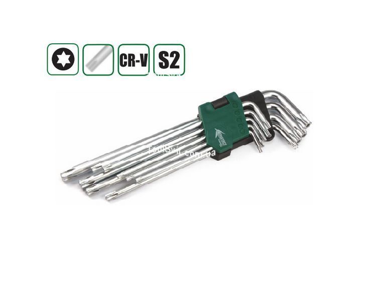 Набор ключей TORX длинных 9 шт. (Т10-Т50) Aeroforce AE-7147 AE-7147 фото