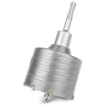 Комплект: свердло корончасте для бетону 80 мм+Перехідник SDS Plus 100 мм INTERTOOL SD-7080 SD-7080 фото