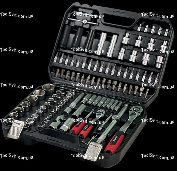 Професійний комплект інструментів 2в1 (набір 111 од. + викрутки 63 од.) Profline 68111-109 68111-109 фото