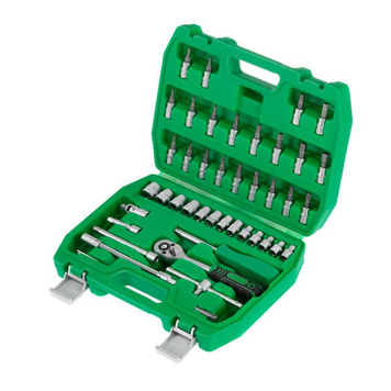 Набір інструментів, 46 од., 1/4" INTERTOOL ET-6046SP ET-6046 фото