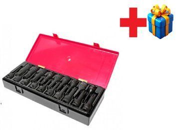 Набор головок ударных 1/2" TORX, HEX, 78мм 19ед. K4191 JTC K4191 JTC фото