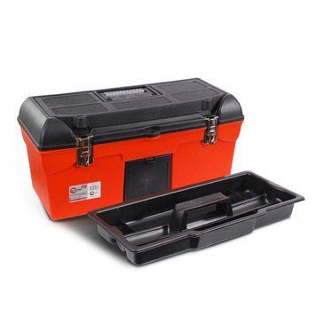 Ящик для інструменту з металевими замками 24" 610x255x251 мм INTERTOOL BX-1123 BX-1123 фото