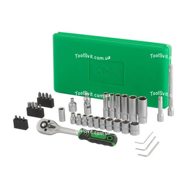 Набор инструментов 36 шт, 1/4" INTERTOOL ET-6036SP ET-6036 фото