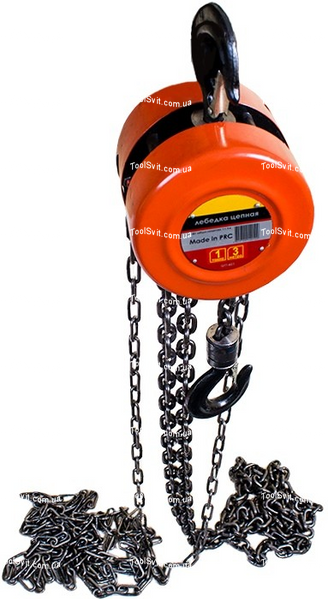 Таль ланцюгова 1т INTERTOOL GT1401 GT1401 фото