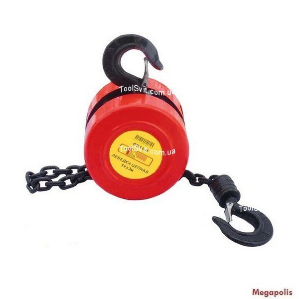 Таль ланцюгова 1т INTERTOOL GT1401 GT1401 фото