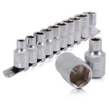 Набор головок 8-19 мм, 1/2", 10 ед. INTERTOOL ET-6012 ET-6012 фото