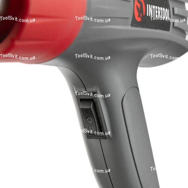 Фен технiчний 2000 Вт, 2 режими, 400-600 &deg;С, 300-500 л/хв INTERTOOL DT-2416 DT-2416 фото
