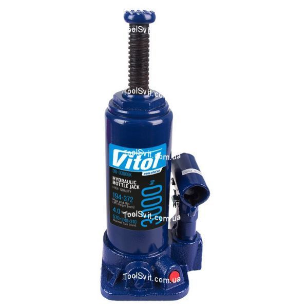 Домкрат бутылочный 3 т Vitol ДБ-03006 ДБ-03006 фото