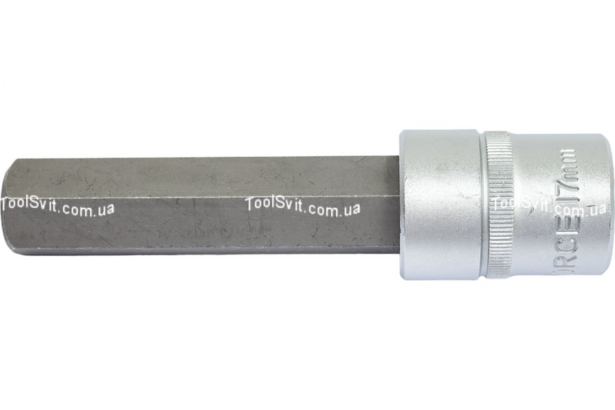 Головкa-бита шестигранная (HEX) 17 мм 1/2" L=110 мм Force 34411017 F 34411017 F фото