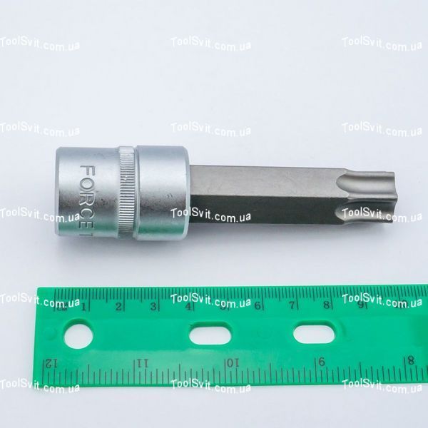 Головка-бита Torx з отвором 1/2" Т80Н Force 34710080F 34710080 F фото